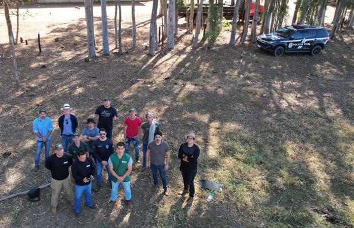 3ª Delegacia de Campo Grande participa de curso de formação de operadores de drone em Bandeirantes