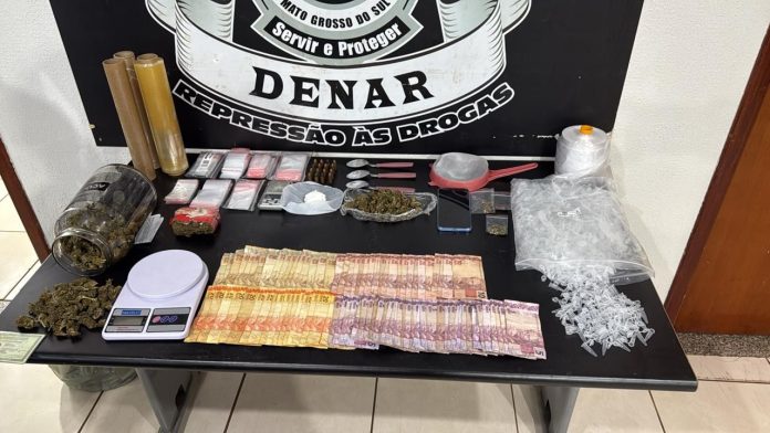 Polícia Civil desativa boca de fumo no setor Nova Lima e prende em flagrante suspeito de tráfico de drogas e porte ilegal de munição de calibre restrito na Capital