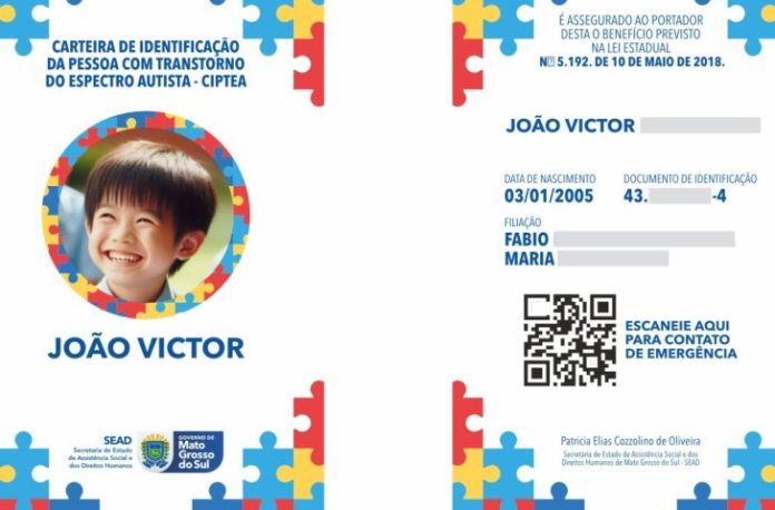 Vale em todo o MS: Carteirinha do Autista substitui laudo médico para desconto no IPVA em Mato Grosso do Sul